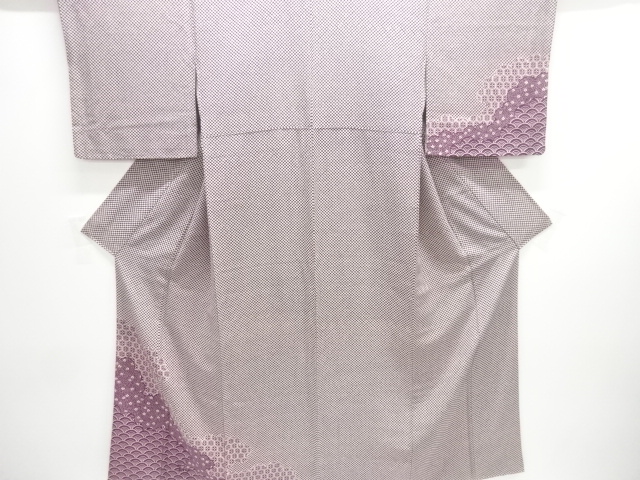JAPANESE KIMONO / CLOUD-AND-FLOWER CLASSICAL PATTERN HOMONGI